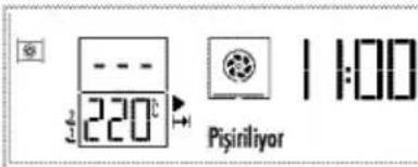 220°C Pisiniliyor 1:00