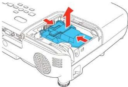 EPSON PowerLite W18+ - Substituição da lâmpada - 4