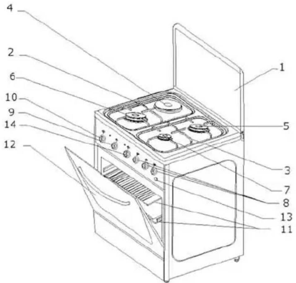 VALBERG VALCM66EST - DESCRIPTION DE LA CUISINIÈRE HCM66EST - 1