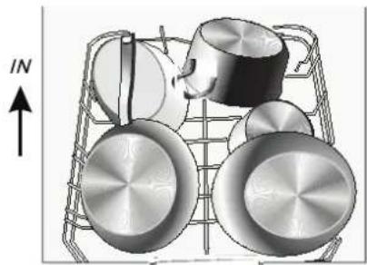 Illustration of a metal basket with multiple circular objects and a cylindrical container, no text or symbols present.