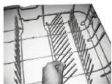FRANKE FRDW 60 FS - Folding Spikes of Lower Basket - 1