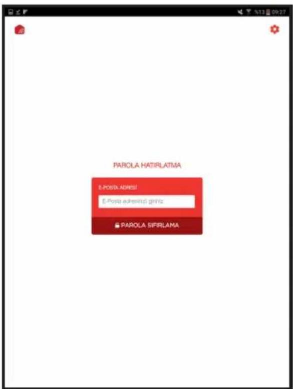 PAROLA HATIRLATMA E-POSTA ADRESS! E-POSTA ADRESSI PRINZ PAROLA SIFIRLAMA