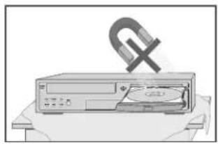 Illustration of a computer monitor with an open CD and a large 'X' symbol above it (no text or symbols present)