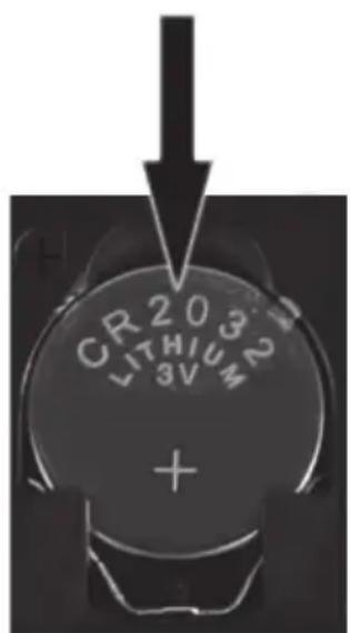 CR203 LITHIUM 3V + H