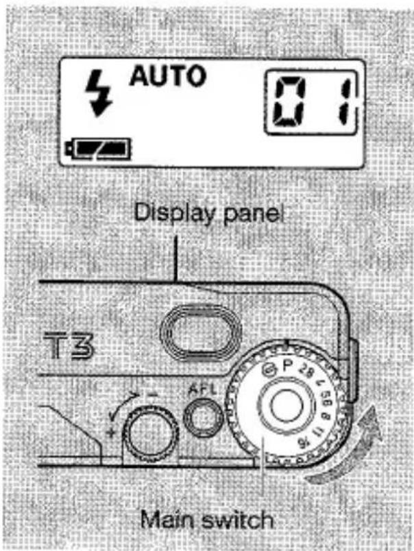AUTO Panneau d'affichage T3 AFL P 28 L Interrupteur principal