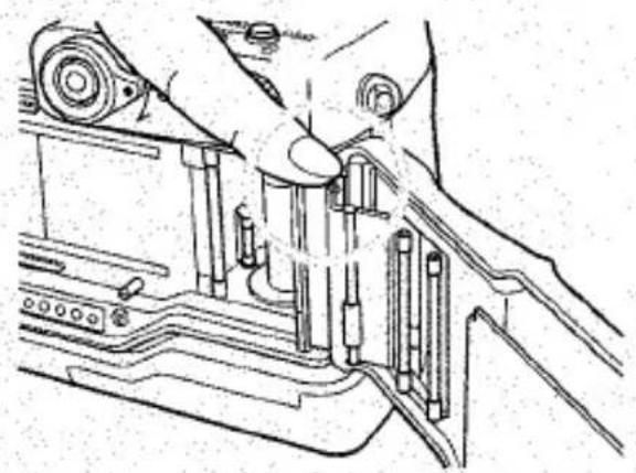 Dessin technique d'un assemblage mécanique sans texte ni symboles visibles