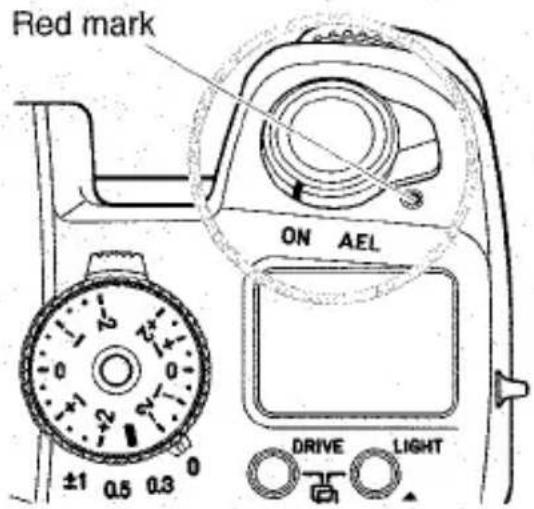 Red mark ON AEL ±1 0.5 0.3 DRIVE LIGHT