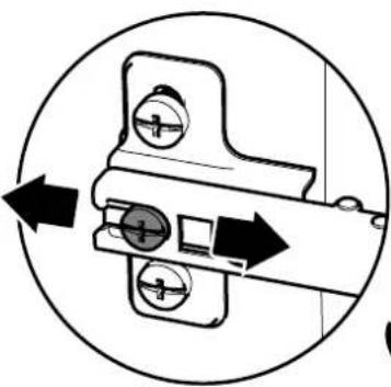 Mechanical component diagram showing two circular parts with arrows indicating direction (no text or symbols)