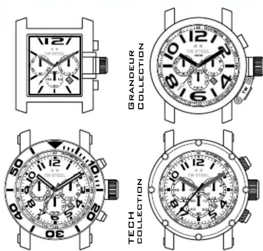 TW Steel Canteen TW10 - NSTRUCTIONS FOR GRANDEUR DIVER / GOLIATHGRANDEUR COLLECTION / TECH COLLECTION - 1