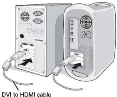 DVI to HDMI cable