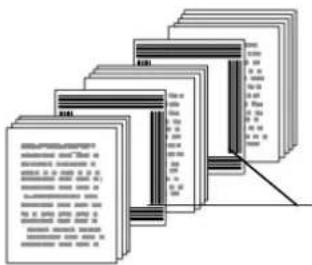 Scanned document page with dense text blocks and a large vertical list of Chinese text, likely from a legal or administrative form.
