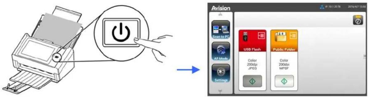 Avision USB Flash Public Folder Color 200dpi JPEG Color 200dpi MPDF