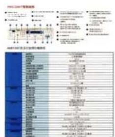 Scanned document with Chinese text, tables, and a grid of labeled diagrams and charts