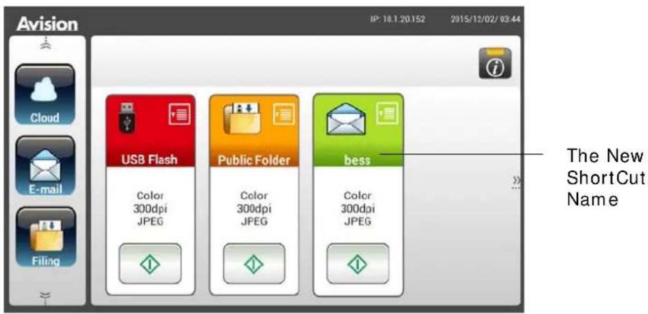 Avision IP: 10.1:20.152 2015/12/02/ 03:44 Cloud E-mail Filing USB Flash Color 300dpi JPEG Public Folder Color 300dpi JPEG bess Color 300dpi JPEG The New ShortCut Name