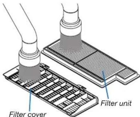 Filter cover Filter unit