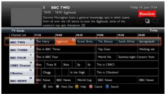 2 BBC TWO 18:00 - 18:30 Eghead Dermot Muraghan hosts a general knowledge quiz in which teams from all over the UK battle to beat the Eghead, some of the country's top quiz champions. [5] TV Guide Channel List BBC TWO BBC THREE BBC FOUR CBBC Channel CBebies BBC NEWS Today 17:30 The Hairy This Is BBC…