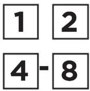 1 2 4 - 8