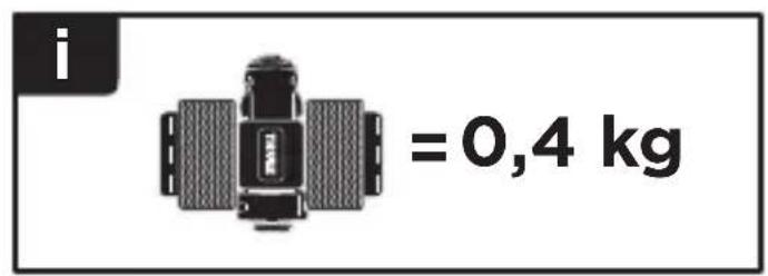 i = 0,4 kg