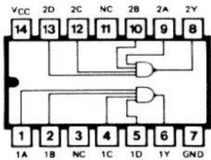 VCC 2D 2C NC 2B 2A 2Y 14 13 12 11 10 9 8 1 2 3 4 5 6 7 1A 1B NC 1C 1D 1Y GND