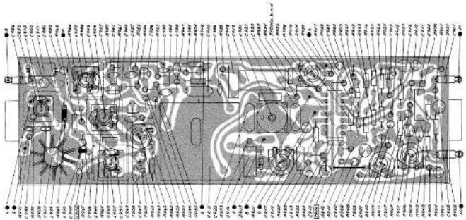Technical schematic diagram of a device with labeled components and wiring connections
