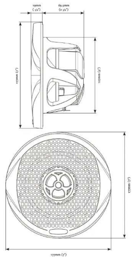 Fusion MS-FR602 - Line Drawings And Dimensions - 4