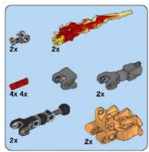 Illustration of six 2x-labeled mechanical components with no text or symbols