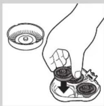 Illustration of a hand holding a small bowl with a magnified inset showing the lid (no text or symbols)
