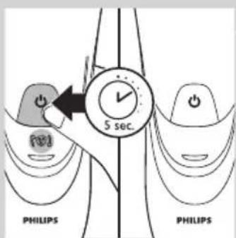 5 sec. PHILIPS PHILIPS