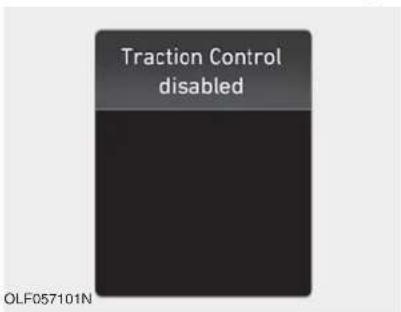 Traction Control disabled OLF057101N