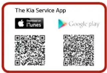 The Kia Service App Download on iTunes Google play