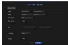 Color/Time/Language Data Time Time from Time type: Data PSC Language Background: Data OK Cancel