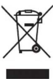 Symbol of a trash bin crossed with no text or labels, accompanied by a black rectangular block below (no readable text or symbols)