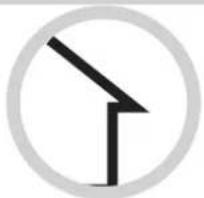 Simple black arrow pointing right inside a gray circular border (no text or symbols)