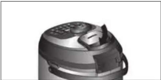 3D rendered image of a mechanical device with no visible text or symbols