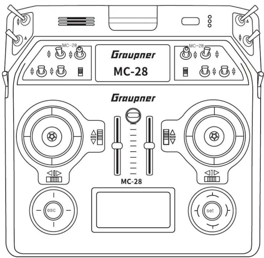 MC-28 Graupner MC-28 Graupner MC-28 esc set