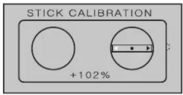 STICK CALIBRATION +102%