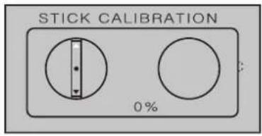 STICK CALIBRATION 0%