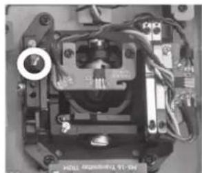 Close-up of an electronic circuit board with wires and components (no visible text or symbols)