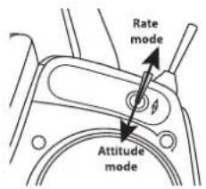 Rate mode Attitude mode