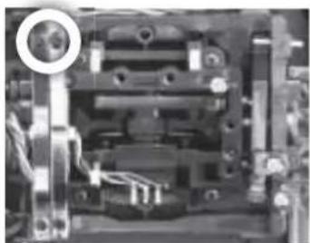 Close-up of a mechanical assembly with no visible text or symbols