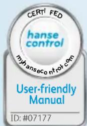 CERT! FED hanse control nhansecontrol.com User-friendly Manual ID: #07177