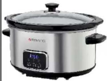 Ambiano 5 Quart Programmable Slow Cooker LY-5000DE - OLLA DE COCCIÓN LENTA DE 5 CUARTOS DE GALÓN - 2