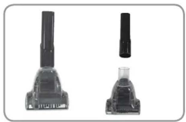 Two black plastic electrical connectors with black caps, shown from different angles (no text or symbols visible)