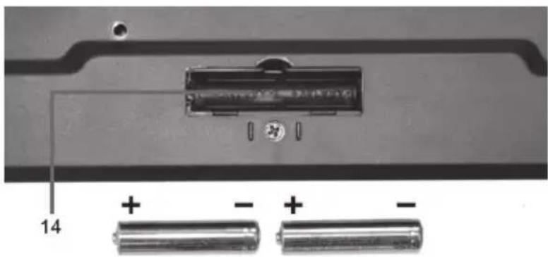 SILVERCREST STMS 2219 A1 - Inserting the Batteries - 1