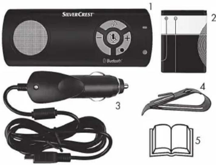 SILVERCREST® Bluetooth® 1 2 3 4 5