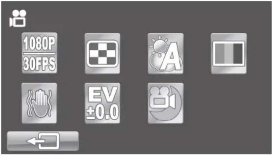 1080P 30FPS EV ±0.0