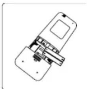 Line drawing of a smartphone internal component with no visible text or symbols