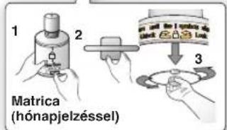 1 2 Matrica (hónapjelzéssel) 3