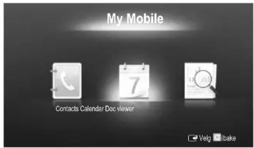 My Mobile Contacts Calendar Doc viewer Velg Tilbake