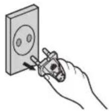 Hand using a power tool to switch an electrical outlet (no text or symbols visible)